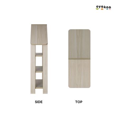 ชั้นวางของโล่งสำหรับเด็ก 3 ชั้น OYAKOO STELLA 48 ซม. สีโอ๊ค_3