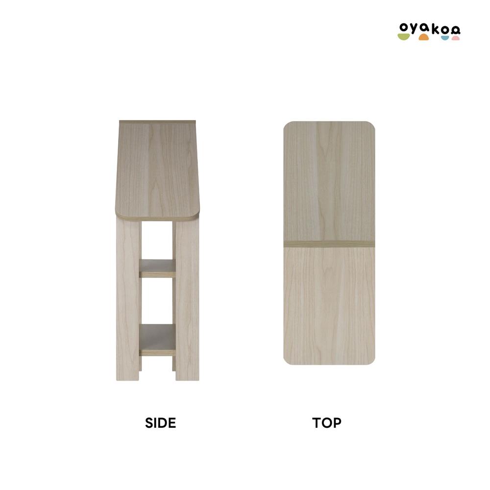 ชั้นวางของโล่งสำหรับเด็ก 2 ชั้น OYAKOO STELLA 48 ซม. สีโอ๊ค