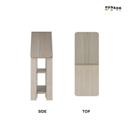 ชั้นวางของโล่งสำหรับเด็ก 2 ชั้น OYAKOO STELLA 48 ซม. สีโอ๊ค_3