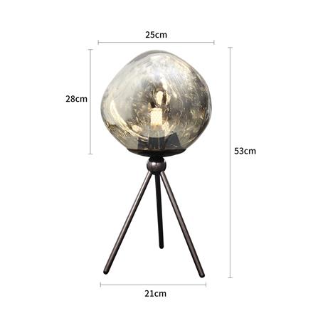 ไฟตั้งโต๊ะ CARINI MT24312 สีเงิน/ดำ_5