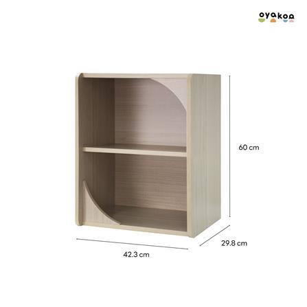 ตู้เก็บของโล่งสำหรับเด็ก 2 ชั้น OYAKOO CHARLIE’S CUBE 42.3 ซม. สีไวท์โอ๊ค_5