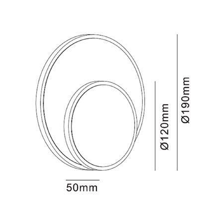 ไฟกิ่งภายใน LED CARINI MD008-3641-180WH 15 วัตต์ DAYLIGHT/COOL WHITE/WARM WHITE สีขาว 1 หัว_5