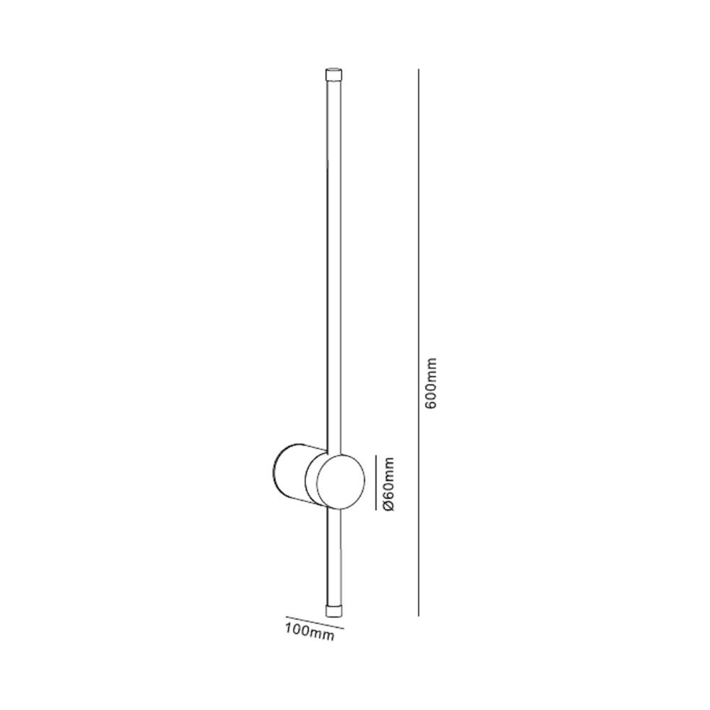 ไฟกิ่งภายใน LED CARINI MD008-3678BK 10 วัตต์ DAYLIGHT/COOL WHITE/WARM WHITE สีดำ 1 หัว