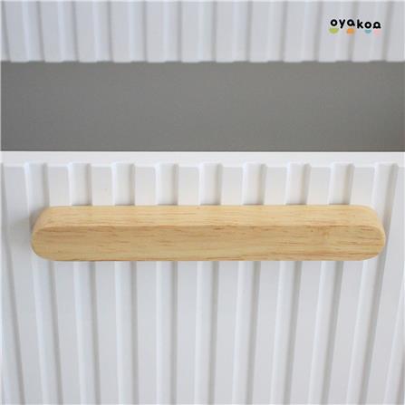 ตู้เสื้อผ้าเด็ก 2 บานเปิด มีลิ้นชัก OYAKOO LUNA 83 ซม. สีขาว/ลายไม้_2