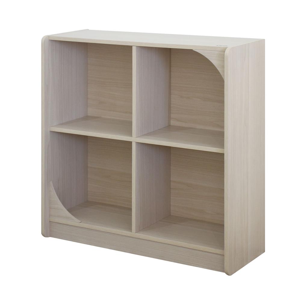 ตู้วางของโล่งสำหรับเด็ก 4 ช่อง OYAKOO CHARLIE'S CUBE 82.4 ซม. สีไวท์โอ๊ค