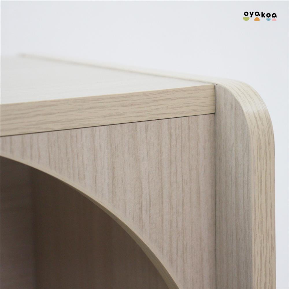 ตู้วางของโล่งสำหรับเด็ก 4 ช่อง OYAKOO CHARLIE'S CUBE 82.4 ซม. สีไวท์โอ๊ค