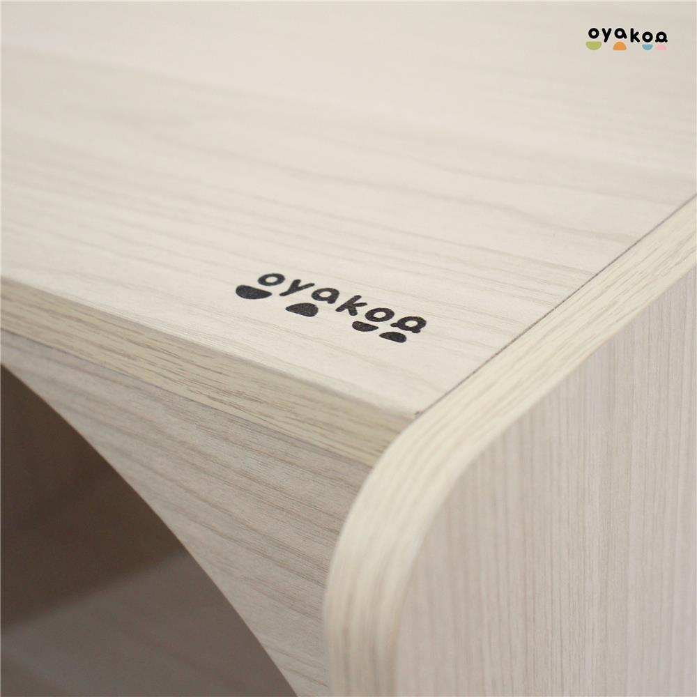 ตู้วางของโล่งสำหรับเด็ก 6 ช่อง OYAKOO CHALIE'S CUBE 82.4 ซม. สีไวท์โอ๊ค