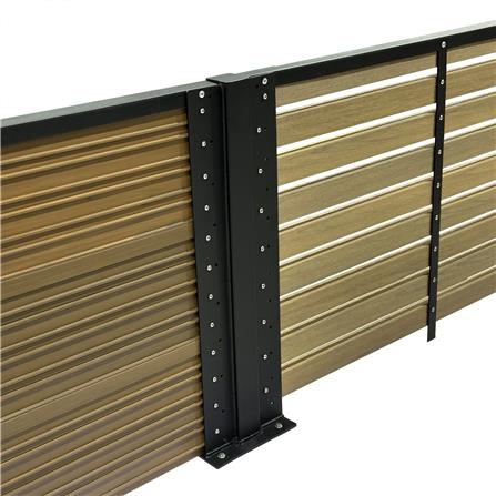 รั้วบังตาโปร่ง SUNSHIELD S90 SET-B 0.6x2 ม. สีโอ๊ค_4