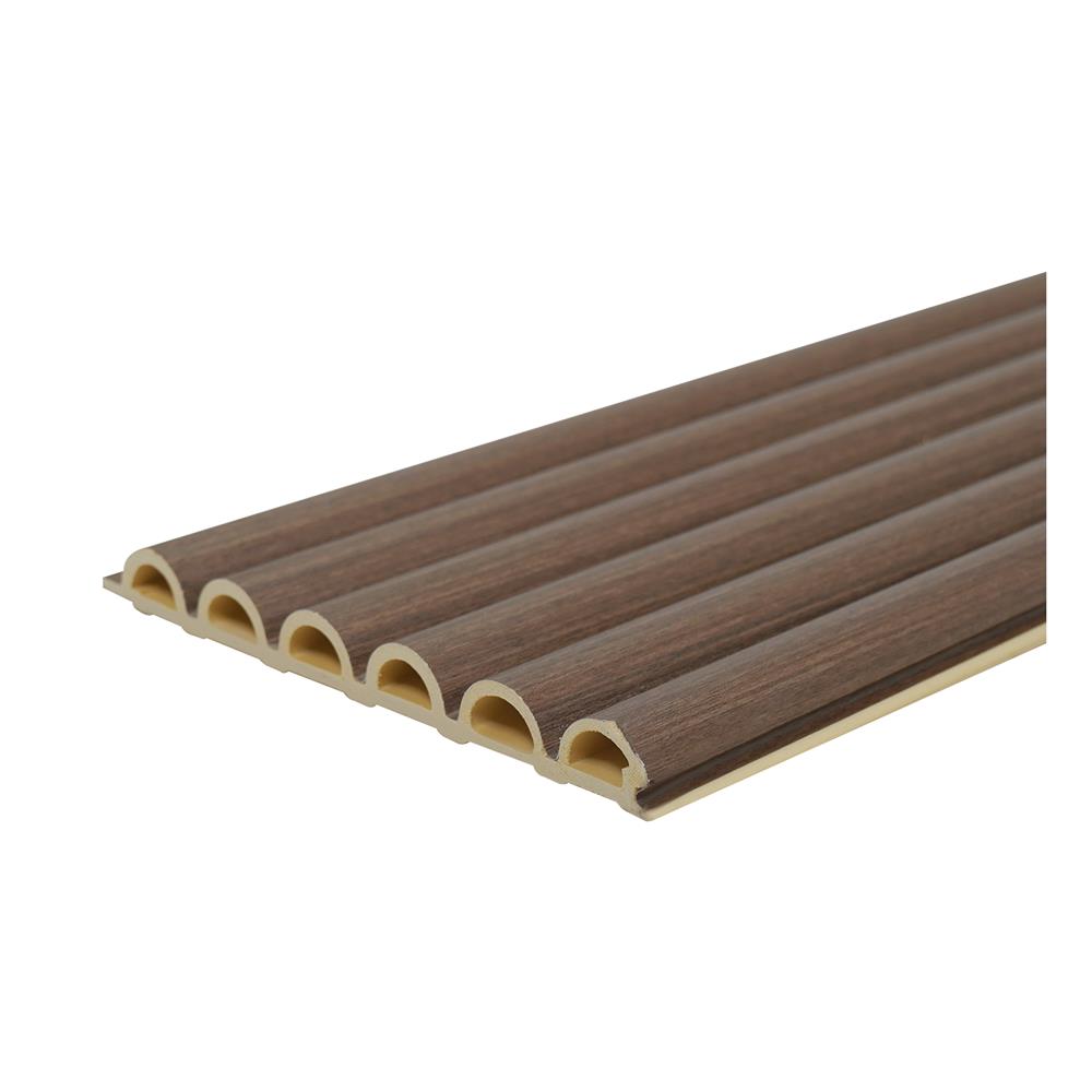 แผ่นผนัง WPC CROBERN FJ2002 WPC01 15.8x1.5x240 ซม. สีวอลนัท