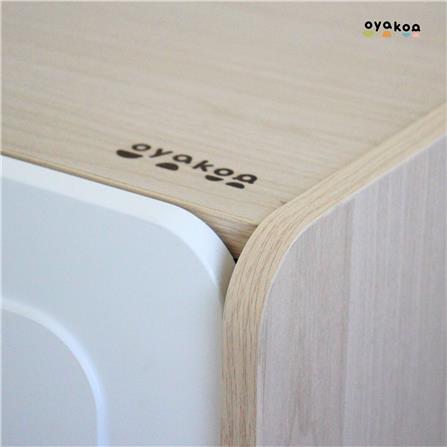 ตู้เสื้อผ้าเด็ก 2 บานเปิด OYAKOO LUNA 83 ซม. สีขาว/ลายไม้_1