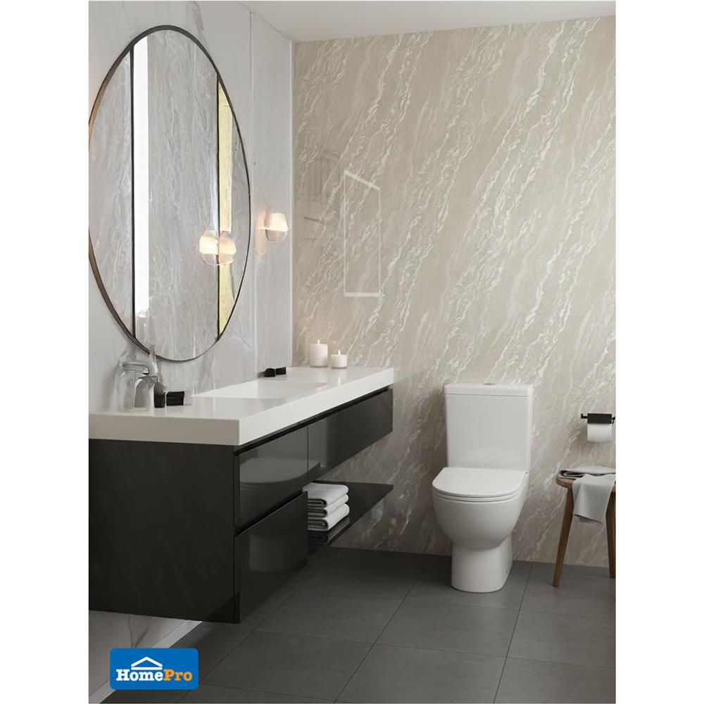 แผ่นตกแต่งผนัง SPC WALL PANEL 122x244 ซม. TARA โอปอล์ ครีม