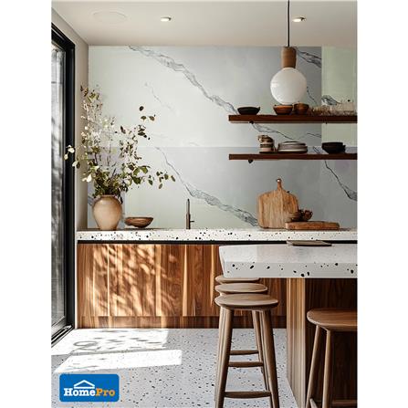 แผ่นตกแต่งผนัง SPC WALL PANEL 122x244 ซม. TARA โอปอล์ ไวท์_5