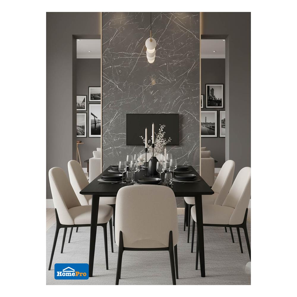 แผ่นตกแต่งผนัง SPC WALL PANEL 122x244 ซม. TARA คาราโตโร่ ดำ