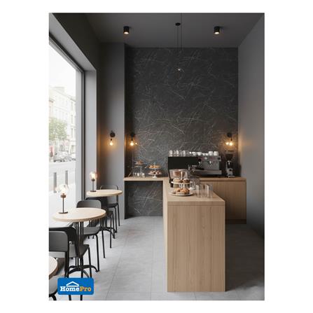 แผ่นตกแต่งผนัง SPC WALL PANEL 122x244 ซม. TARA คาราโตโร่ ดำ_6