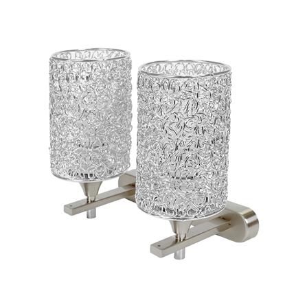 ไฟกิ่งภายใน CARINI 18614N-2BSN สีเงิน 2 หัว_0