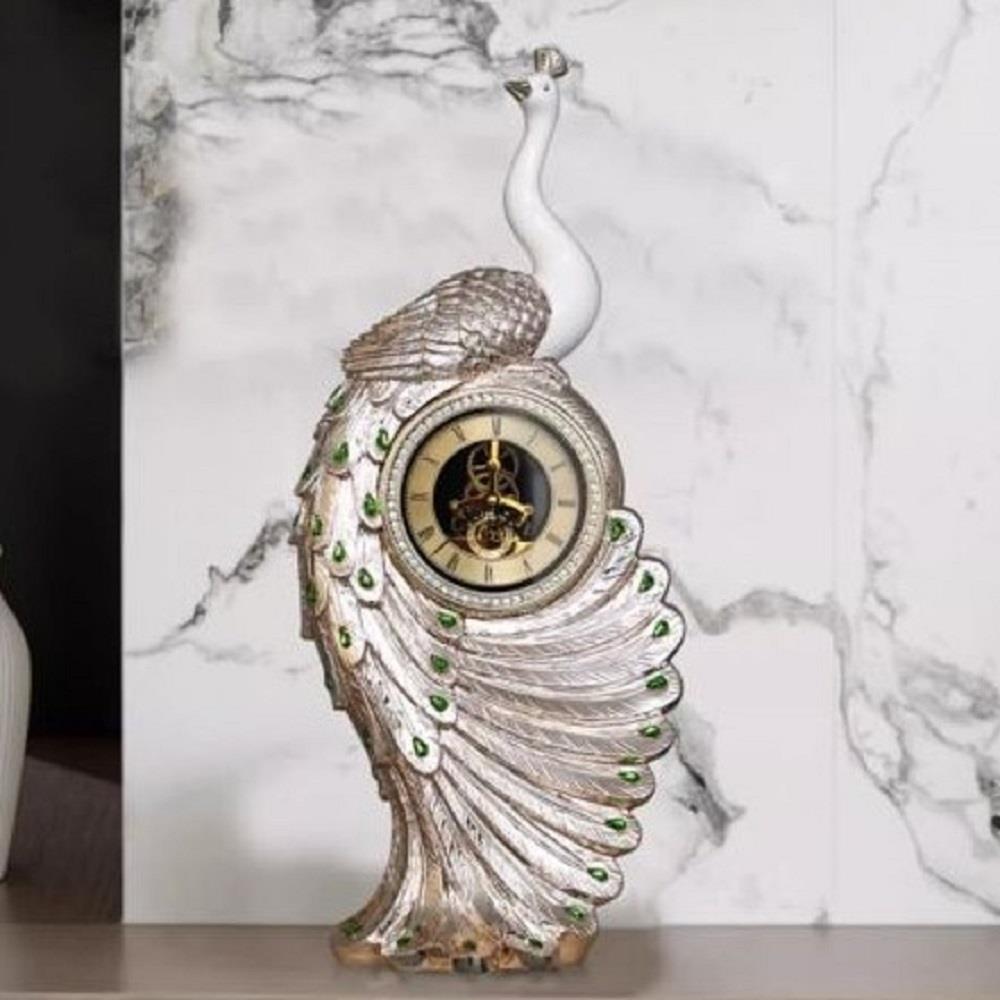 นาฬิกาตั้งโต๊ะ INTERY CT215C048_04 23.62X7.87 นิ้ว สีเงิน