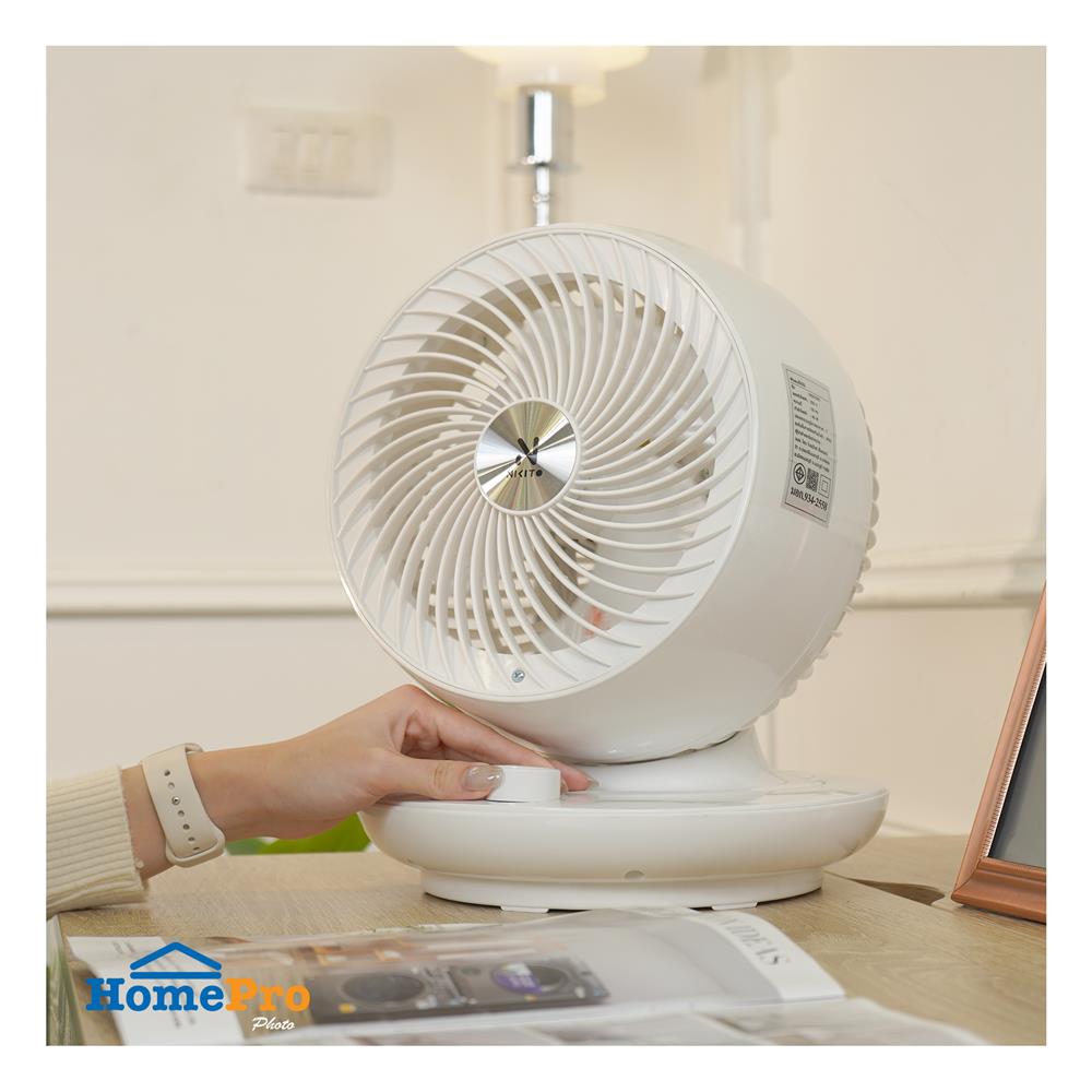 พัดลมตั้งโต๊ะ 8 นิ้ว NIKITO NDX1927 สีขาว