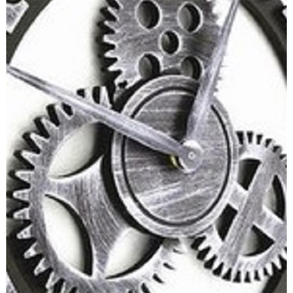 นาฬิกาแขวน INTERY C1038C012_04 15.75 นิ้ว สีเงิน