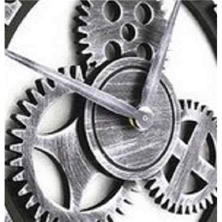 นาฬิกาแขวน INTERY C1038C012_04 15.75 นิ้ว สีเงิน_1