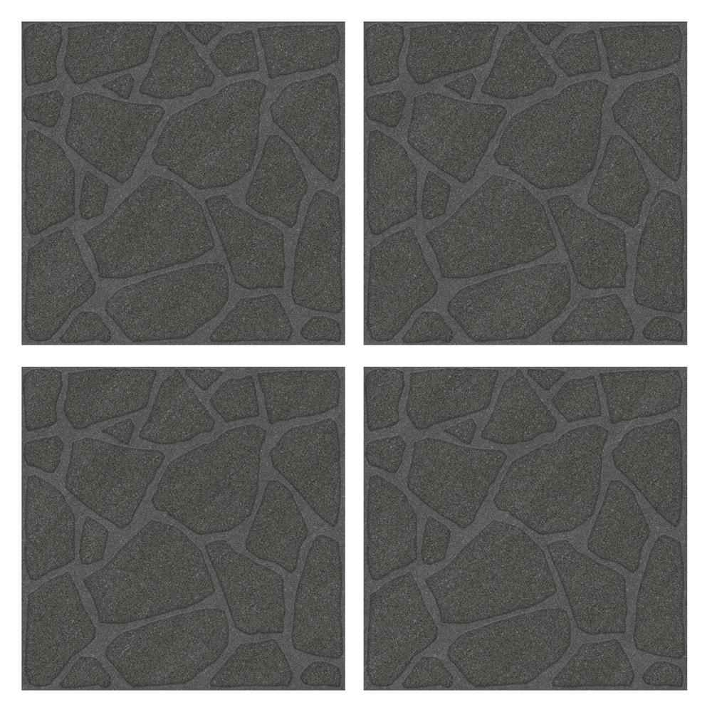 กระเบื้องพื้น 16x16 นิ้ว DURAGRES เอสเตบัน ดำ A 0.96 ตร.ม.