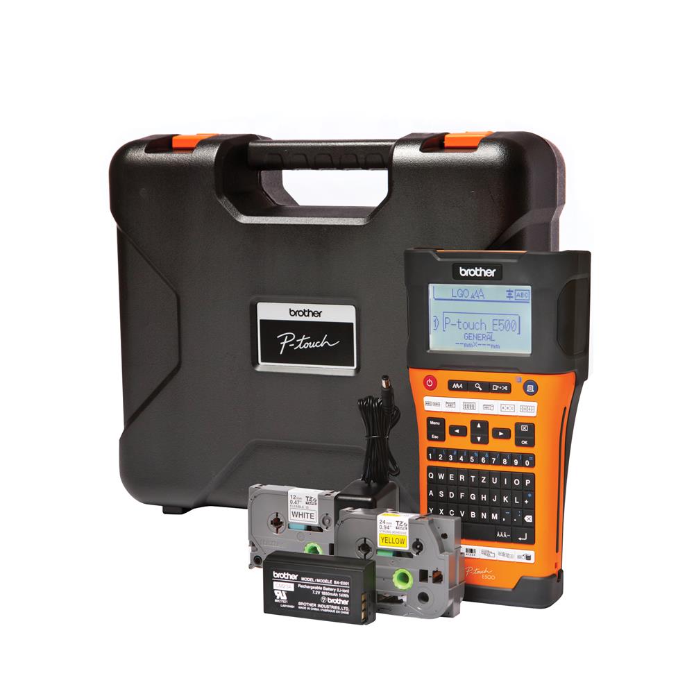 เครื่องพิมพ์ฉลากพกพา BROTHER PT-E550WVP สีส้ม