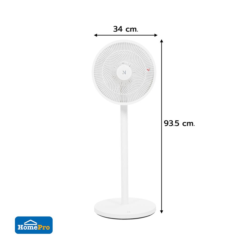 พัดลมตั้งพื้น 12 นิ้ว NIKITO RFS-3016R สีขาว