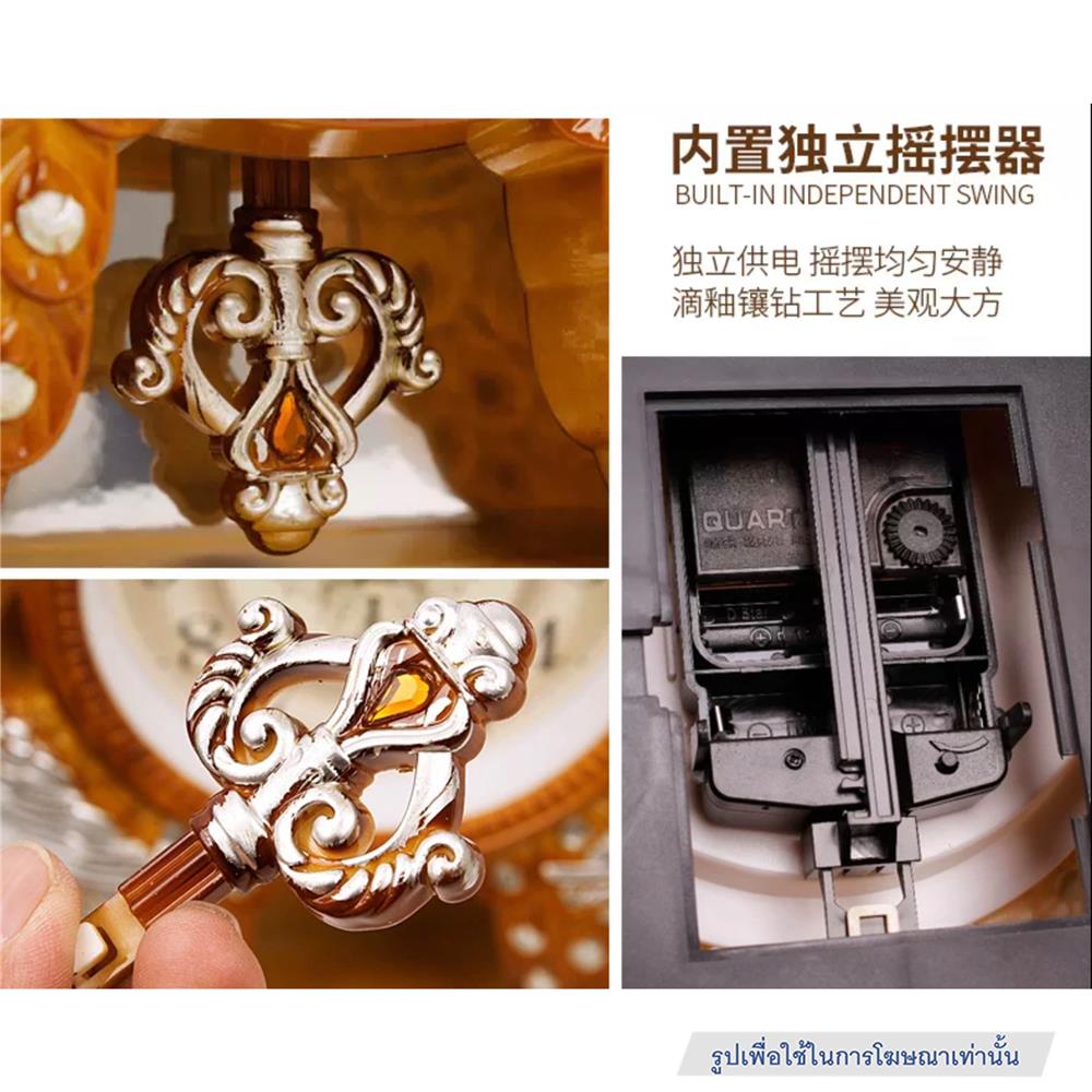 นาฬิกาตั้งโต๊ะ INTERY CT027C009_04 12.20 นิ้ว สีฟ้า/เขียว/ทอง