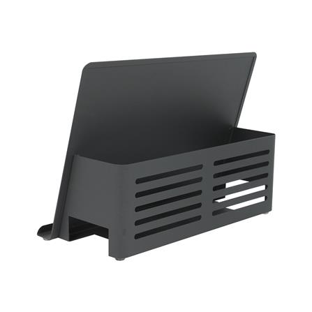 ที่วางแท็บเล็ตพร้อมเก็บปลั๊กไฟ STACKO TIDY 30X13X21 ซม. สีเทา_2