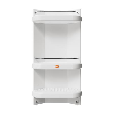 ชั้นวางเข้ามุม 3 ชั้น SUPER JENNY สีขาว_0