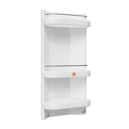 ชั้นวางเข้ามุม 3 ชั้น SUPER JENNY สีขาว_1