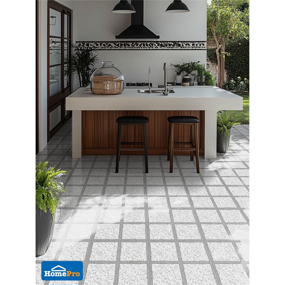 กระเบื้องพื้น 16x16 นิ้ว DURAGRES กลอรี่ เทา A 0.96 ตร.ม.