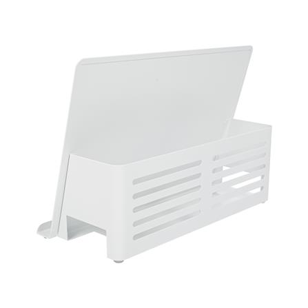 ที่วางแท็บเล็ตพร้อมเก็บปลั๊กไฟ STACKO TIDY 30X13X21 ซม. สีขาว_3