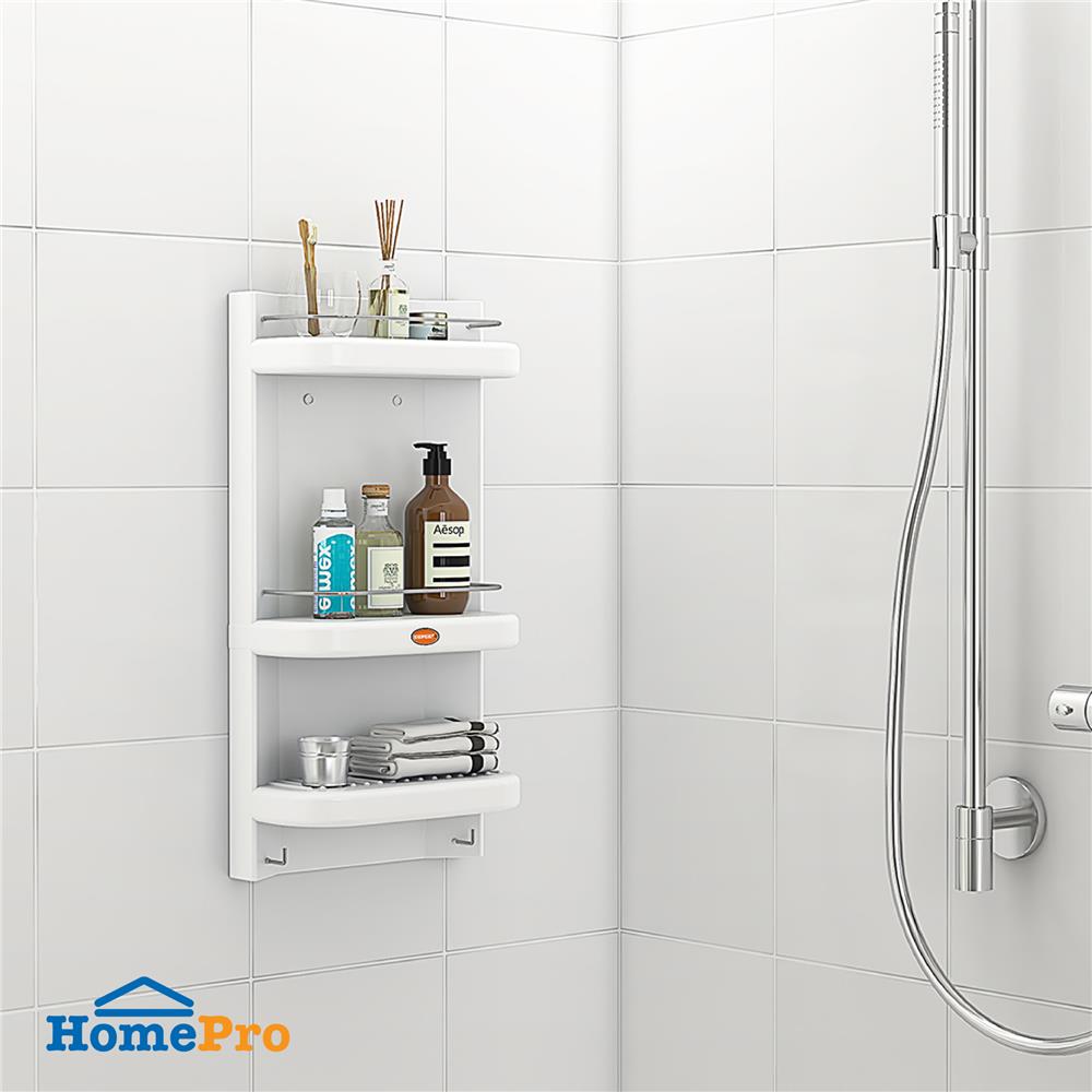 ชั้นวางติดผนัง 3 ชั้น SUPER JENNY สีขาว