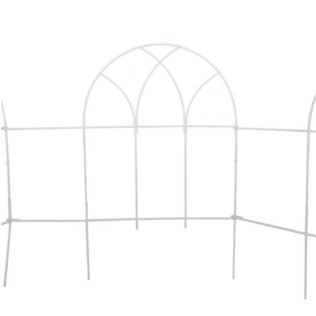 รั้วเหล็กเคลือบ PVC SPRING GB002 สีขาว_1