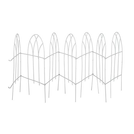 รั้วเหล็กเคลือบ PVC SPRING GB002 สีขาว_2