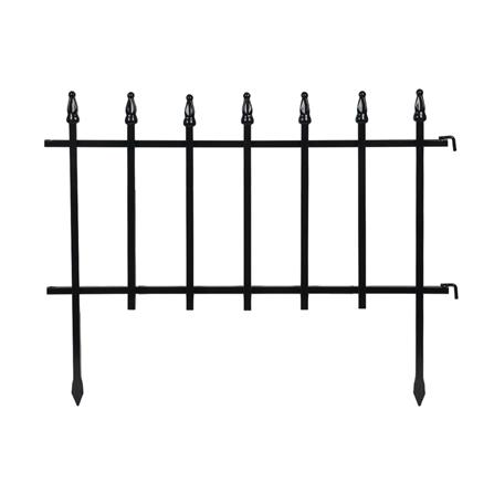 รั้วเหล็ก SPRING ลายลูกศร สีดำ_1