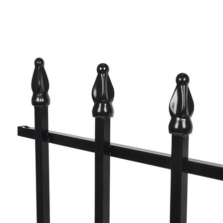 รั้วเหล็ก SPRING ลายลูกศร สีดำ_3