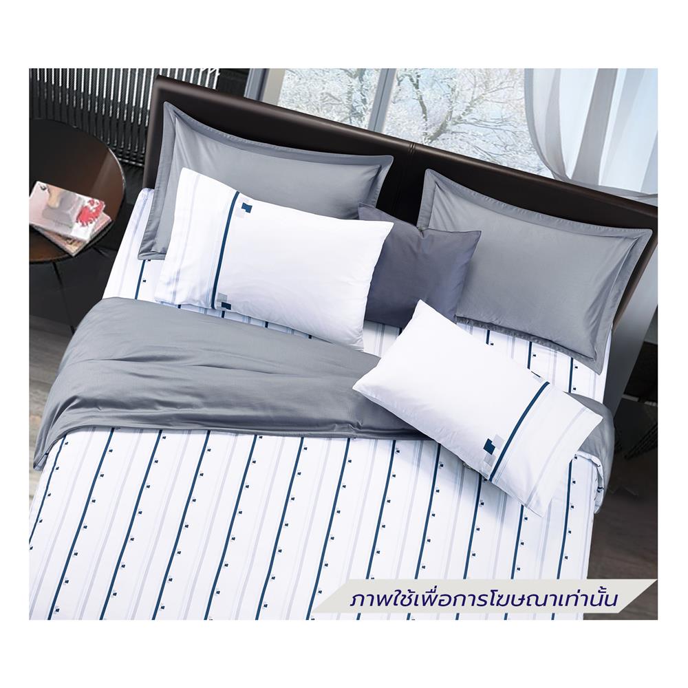 ชุดผ้าปูที่นอน 5 ฟุต (ชุด 7 ชิ้น) SANTAS COTTON USA BEACHHOUSE WH