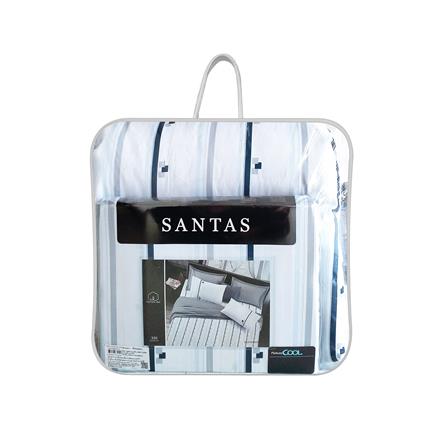 ชุดผ้าปูที่นอน 5 ฟุต (ชุด 7 ชิ้น) SANTAS COTTON USA BEACHHOUSE WH_5