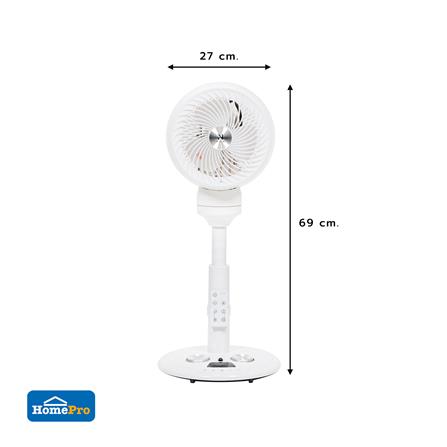 พัดลมตั้งพื้น 8 นิ้ว NIKITO SYF-HL302R สีขาว_8
