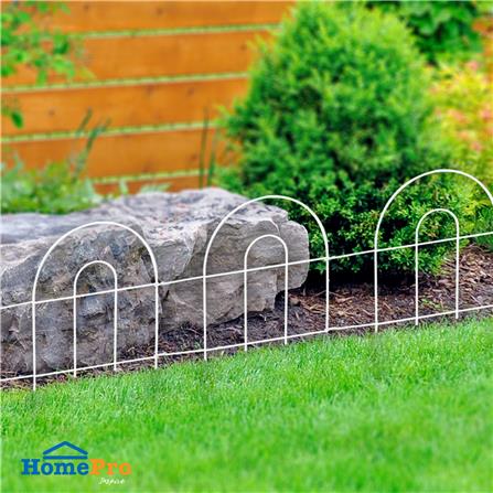 รั้วเหล็กเคลือบ PVC SPRING 51808 สีขาว_0