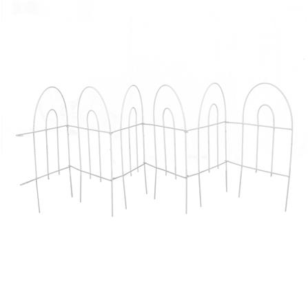 รั้วเหล็กเคลือบ PVC SPRING 51808 สีขาว_2