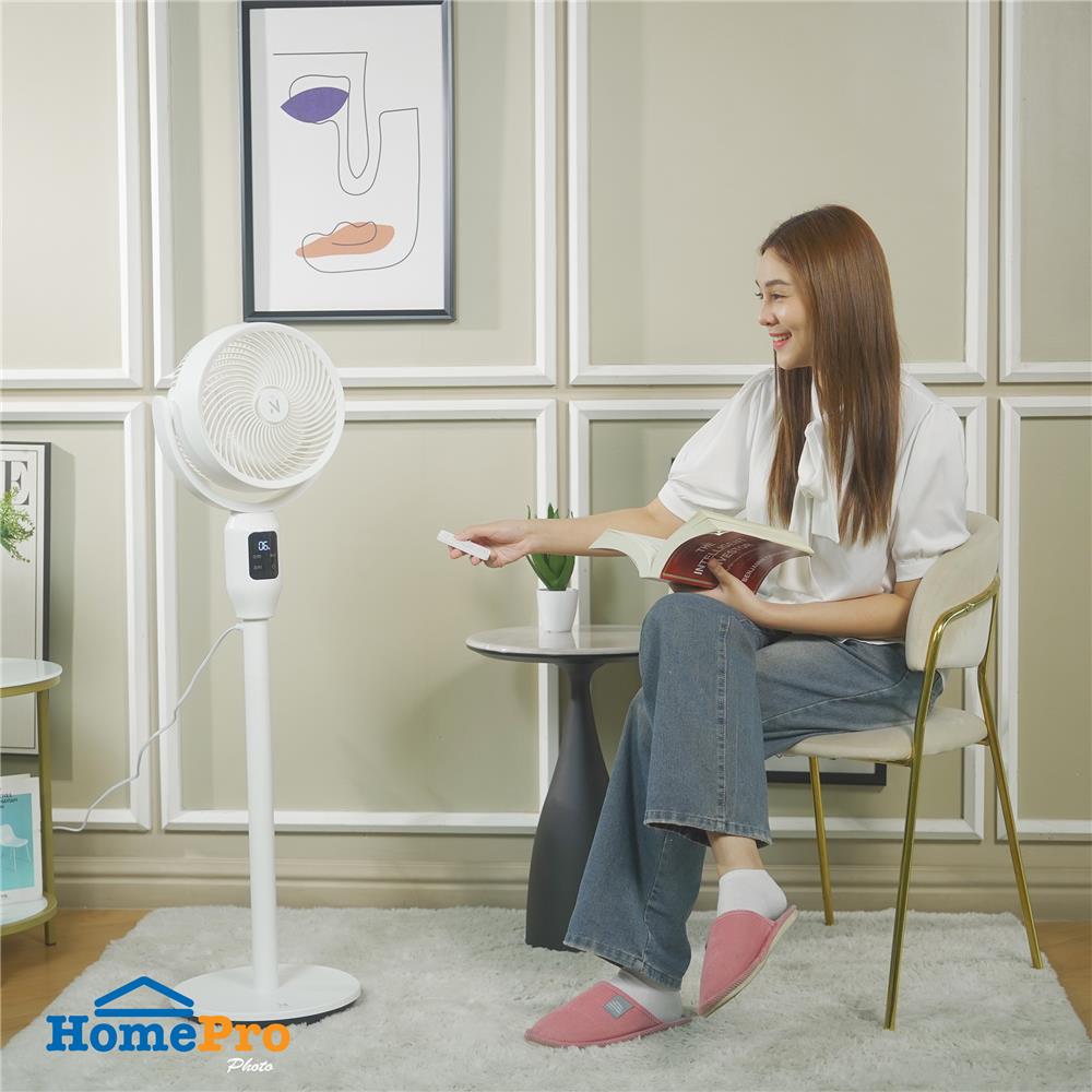 พัดลมตั้งพื้น 8 นิ้ว NIKITO HFX-Y024A สีขาว