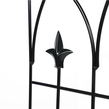 รั้วเหล็ก SPRING สไตล์โกธิค สีดำ_3