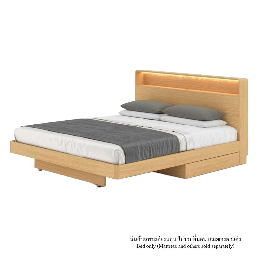 เตียง 6 ฟุต SB FURNITURE HAGI 19217661 สี MONACO OAK