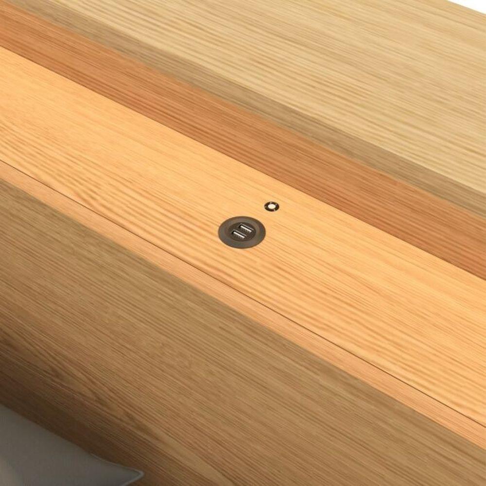 เตียง 6 ฟุต SB FURNITURE HAGI 19217661 สี MONACO OAK