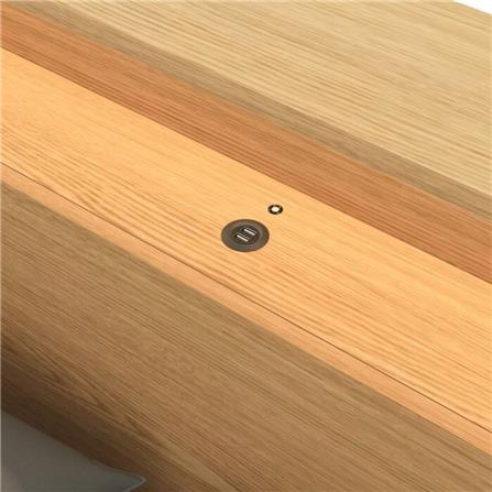 เตียง 6 ฟุต SB FURNITURE HAGI 19217661 สี MONACO OAK_4