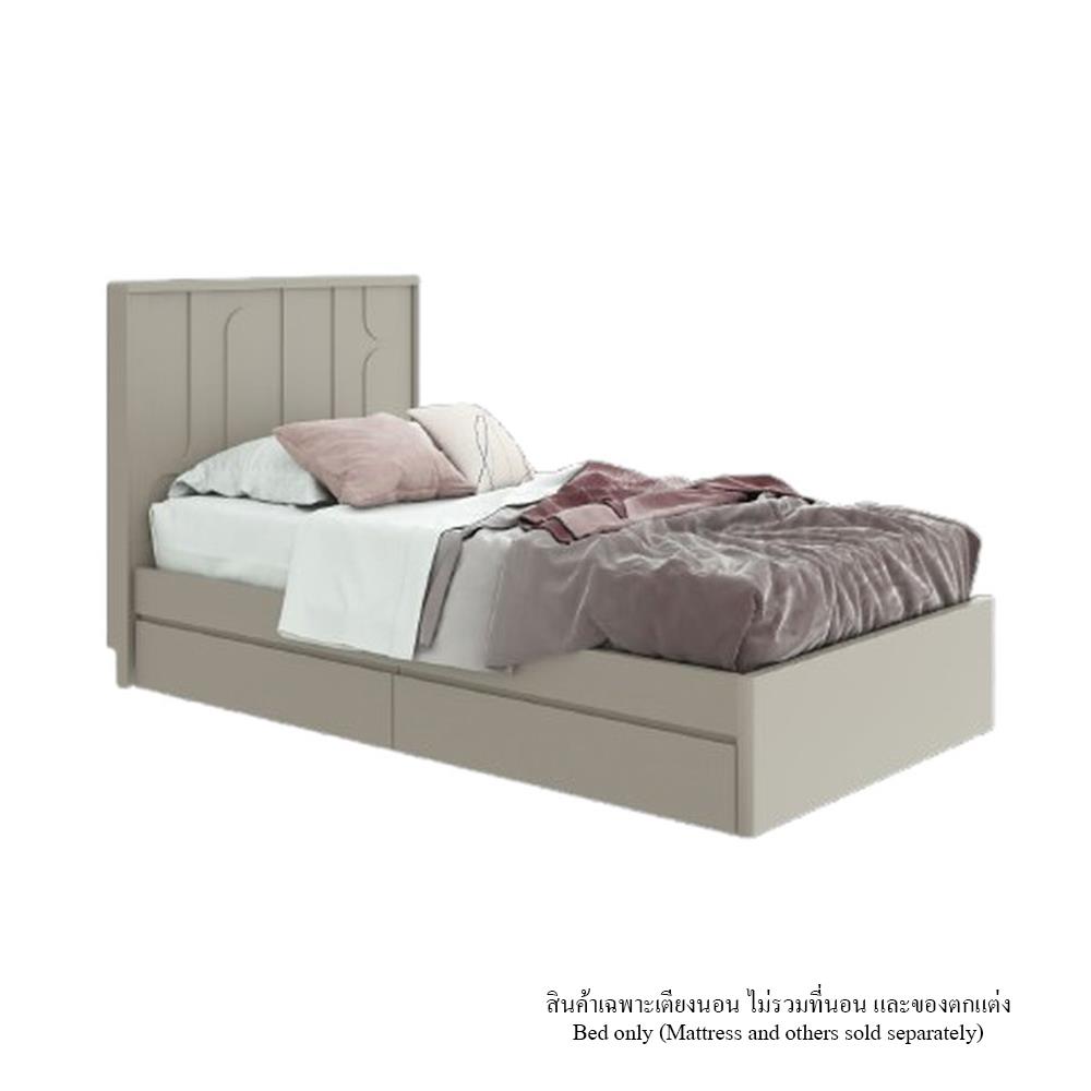 เตียง 3.5 ฟุต SB FURNITURE LAVIQUE 19225518 สีน้ำตาล/ครีม