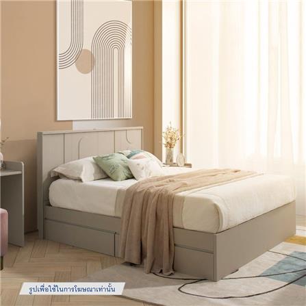 เตียง 3.5 ฟุต SB FURNITURE LAVIQUE 19225518 สีน้ำตาล/ครีม_2