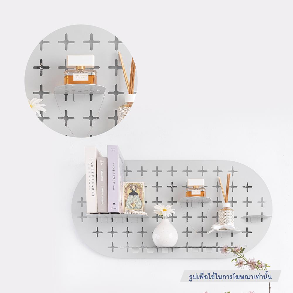 แผ่นชั้นวางของเหล็ก SPACEMAKER 12.4X12.9X4.6 ซม. สีดำ